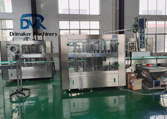 Automatische HUISDIER/pp/PE Water Bottelmachine met 0,4 - 0.6Mpa-Luchtdruk